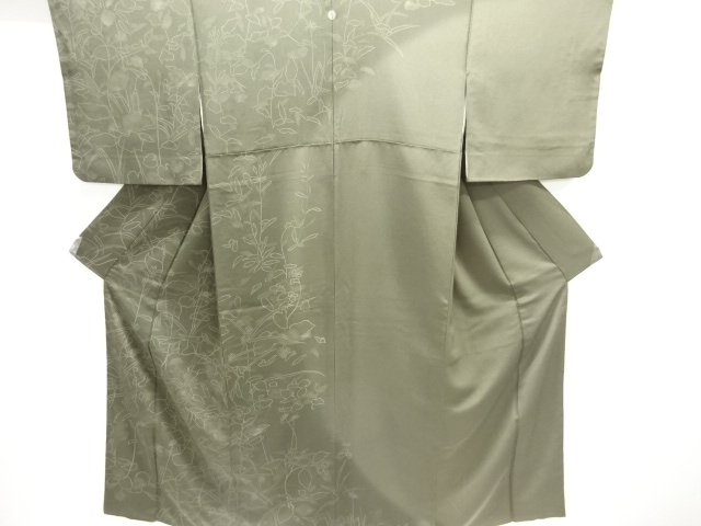 JAPANESE KIMONO / HOMONGI / FLORAL PLANTS